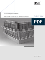 CB 240 Climbing Formwork Instructions For Assembly and Use