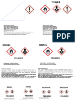 Pictograma de Diesel y Gasolina