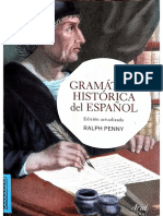 Penny, Gramatica Historica Del Español