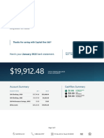 Here's Your January 2022 Bank Statement.: Jared Liebers Unit 213 535 Magnolia Ave Long Beach CA 90802