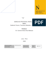 T3 - Derecho Procesal Penal - Calderon Franco Francisco Medardo