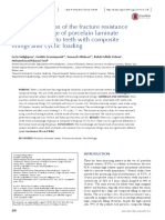 In Vitro Evaluation of The Fracture Resistence and Microleakage