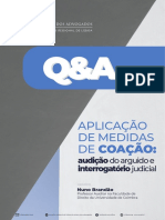 Aplicacao de Medidas de Coacao