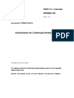 Instructions For Continued Airworthiness - Ski