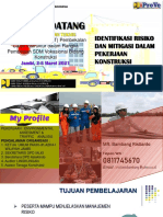 Identifikasi Risiko Dan Mitigasi Dalam Pekerjaan Konstruksi - Bbg-2mar 2021