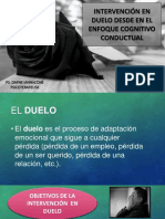 Clase N°3 DUELO DESDE EL ENFOQUE COGNITIVO CONDUCTUAL