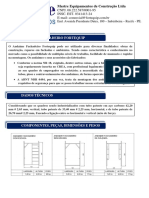 Especificação e Modelo de Montagem Do Fachadeiro