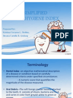 Oral Hygiene Index-Simplified