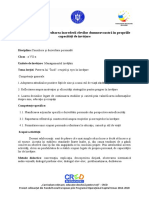 Activitate 3.1.2 .Dezvoltarea Încrederii Elevilor Dumneavoastră În Propriile Capacități de Învățare