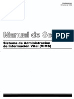 Manual de Servicio. Sistema de Administración de Informació