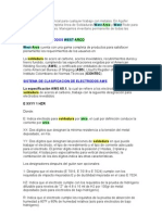 Clasificacion Soldaduras WesArco