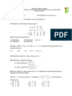 Lista Matrizes