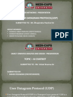 Topic-User Datagram Protocol (Udp) : Computer Networks - Presentation