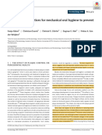 Contemporary Practices For Mechanical Oral Hygiene To Prevent Periodontal Disease