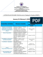 INSET 2022 Mid-Year Action Plan