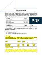 PROCESS COSTING - CW - Examples