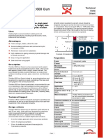 Fosroc Thioflex 600 Gun Grade: Technical Data Sheet