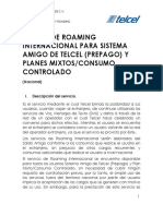 Tarifas de Roaming en México