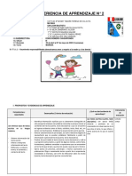 EXPERIENCIA DE APRENDIZAJE 2 - 1° Grado