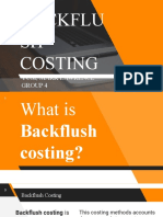 Backflu SH Costing: Yusi, Mark Lawrence - Group 4