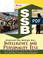 SSB Intelligence and Personalit - Gyan Ganga Editorial Board