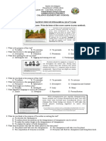 Q2 Summative Test 1ST CYCLE