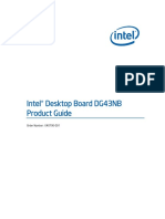 Intel® Desktop Board DG43NB Product Guide: Order Number: E40790-001