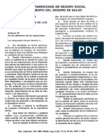 Derechos y Deberes de Los Usurios Reglamento de Salud