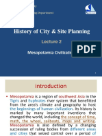 History of City & Site Planning: Mesopotamia Civilization