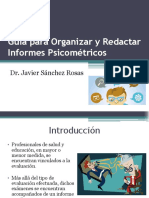 Organización y Redacción de Informes Psicométricos