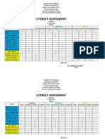 Literacy Assessment: January