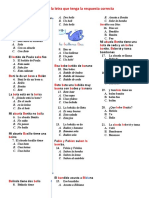 Prueba Letra B. Completa