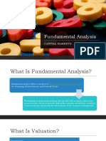 Fundamental Analysis: Capital Markets