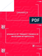 Semana #07 Trabajo y Energia de Un Sistema de Particulas