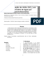 Espectrofotometria de Nitrito