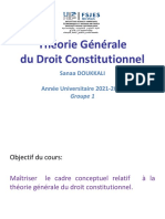 Théorie Générale Du Droit Constitutionnel - Sanaa DOUKKALI 2021 2022