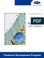 Tdp-201 Psychrometrics Level 1 Fundamentals