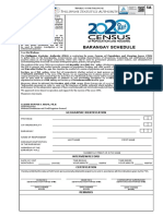 CPH FORM 5 - Barangay Schedule