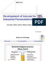 Development of Inocula For Industrial Fermentations: Bioprocess Technology: SCBT 32113