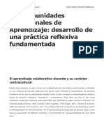 Las Comunidades Profesionales de Aprendizaje MALPICA