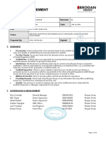 Method Statement: 1. Project Details Ref: Revision: Contractor: Date: Site: Tasks: Prepared By: Signed: 2. Guidance