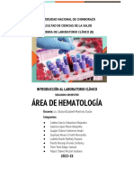 Área de Hematología