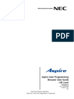 Aspire WebPro User Programming Manual