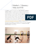 Historia y Reglas Del Voleibol