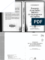 Condorcet Bosquejo de Un Cuadro Historico de Los Progresos Del Espiritu Humano PDF