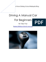 Driving Manual Car For Beginners