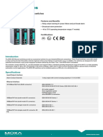 EDS-305 Series: 5-Port Unmanaged Ethernet Switches