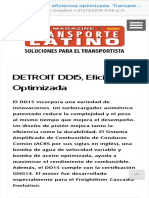 DETROIT DD15, Eficiencia Optimizada Transporte Latino