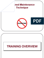 Planned Maintenance Technique: Downtime