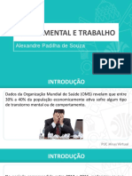 Saúde Mental e Trabalho